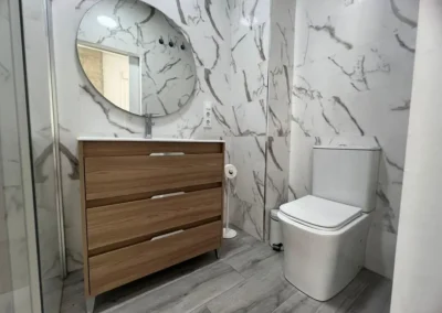 Baño con ducha piso alquiler Málaga Los Guindos