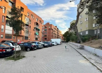 vistas al barrio La Latina desde el piso en Calle de Ariza Madrid