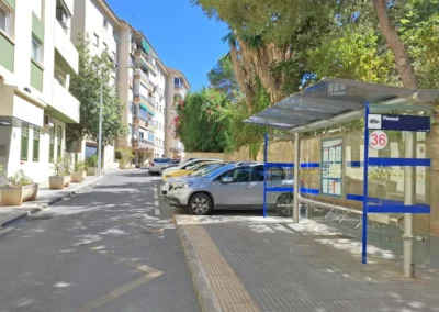 Calle cercana a La Victoria y Centro Histórico de Málaga