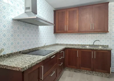 Cocina amueblada de piso en Cristo de la Epidemia